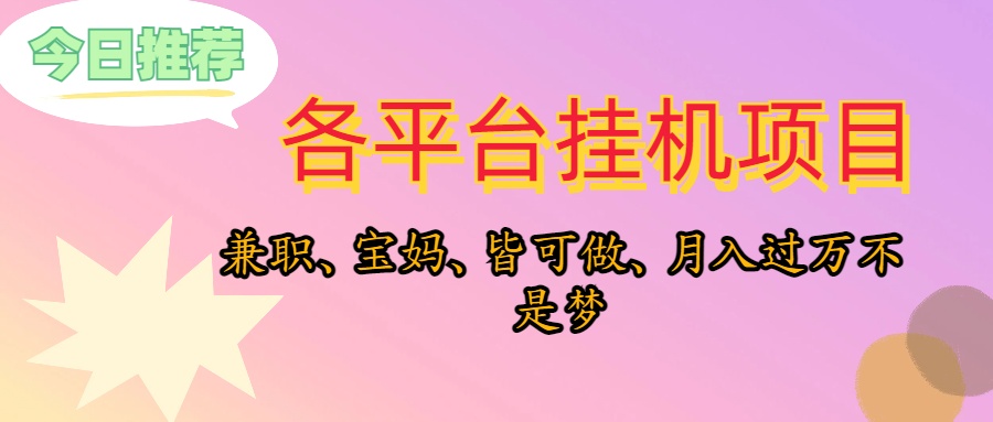 （10642期）靠挂机，在家躺平轻松月入过万，适合宝爸宝妈学生党，也欢迎工作室对接_双星网创_创业赚钱_抖音教程_短视频教程-创业赚钱_抖音教程_短视频教程