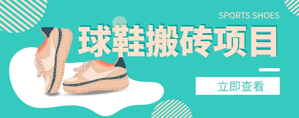 【搬砖必备】外面收费998的球鞋搬砖项目，月入轻松5000+的项目案例解析_双星网创_创业赚钱_抖音教程_短视频教程-创业赚钱_抖音教程_短视频教程