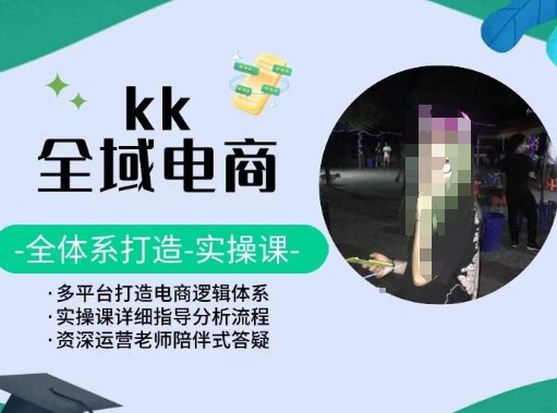 KK全域电商，全体系打造实操课，多平台打造电商逻辑体系_双星网创_创业赚钱_抖音教程_短视频教程-创业赚钱_抖音教程_短视频教程
