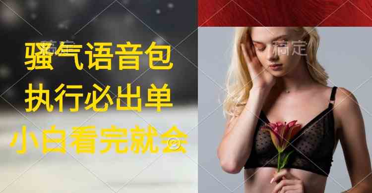 （9589期）执行就出单，日入2000+，超火骚气语音包，小白看完课程就能马上实操_双星网创_创业赚钱_抖音教程_短视频教程-创业赚钱_抖音教程_短视频教程