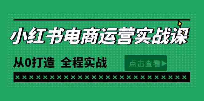 （9946期）最新小红书·电商运营实战课，从0打造  全程实战（65节视频课）_双星网创_创业赚钱_抖音教程_短视频教程-创业赚钱_抖音教程_短视频教程