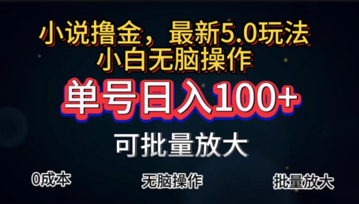 全自动小说撸金，单号日入100+小白轻松上手，无脑操作_双星网创_创业赚钱_抖音教程_短视频教程-创业赚钱_抖音教程_短视频教程