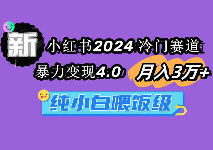 （9133期）小红书2024冷门赛道 月入3万+ 暴力变现4.0 纯小白喂饭级_双星网创_创业赚钱_抖音教程_短视频教程-创业赚钱_抖音教程_短视频教程