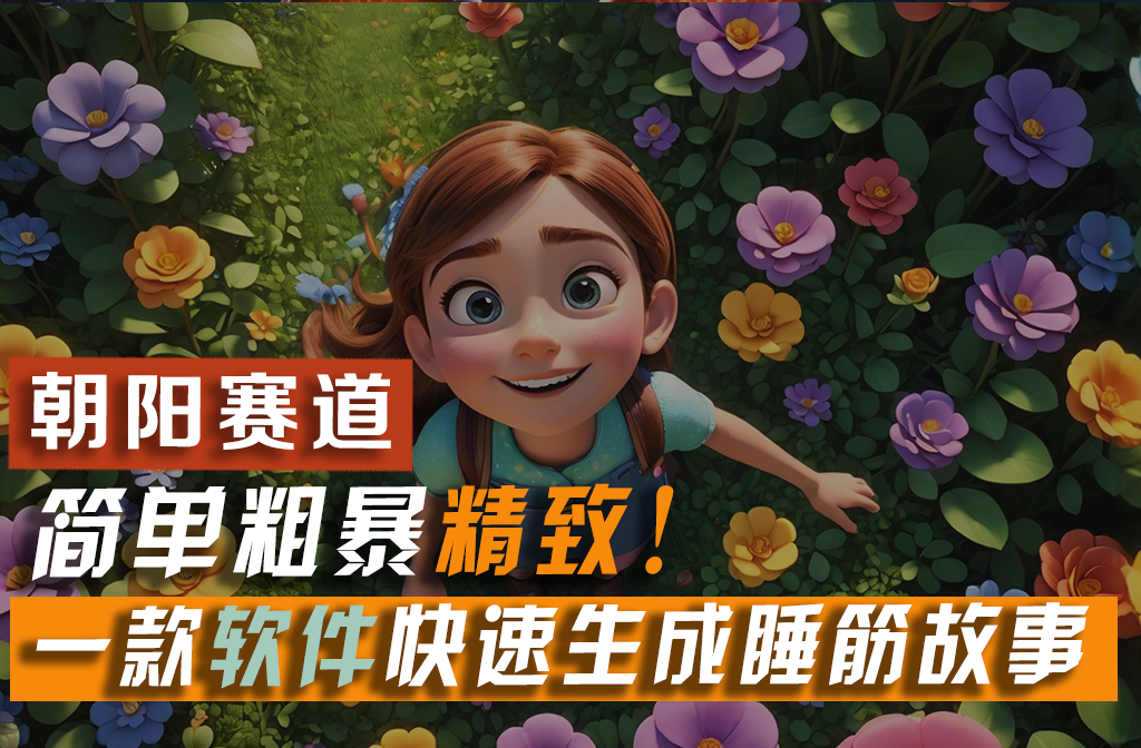 利用一款软件5分钟一条爆款睡筋故事，简单粗暴精致！小白月入2w+_双星网创_创业赚钱_抖音教程_短视频教程-创业赚钱_抖音教程_短视频教程